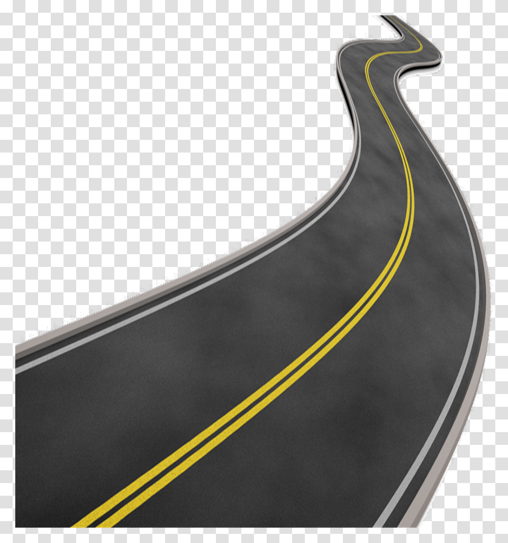 Clipart Black And White Download Curved Street Clipart Car Driving, Road, Freeway, Bow, Highway Transparent Png