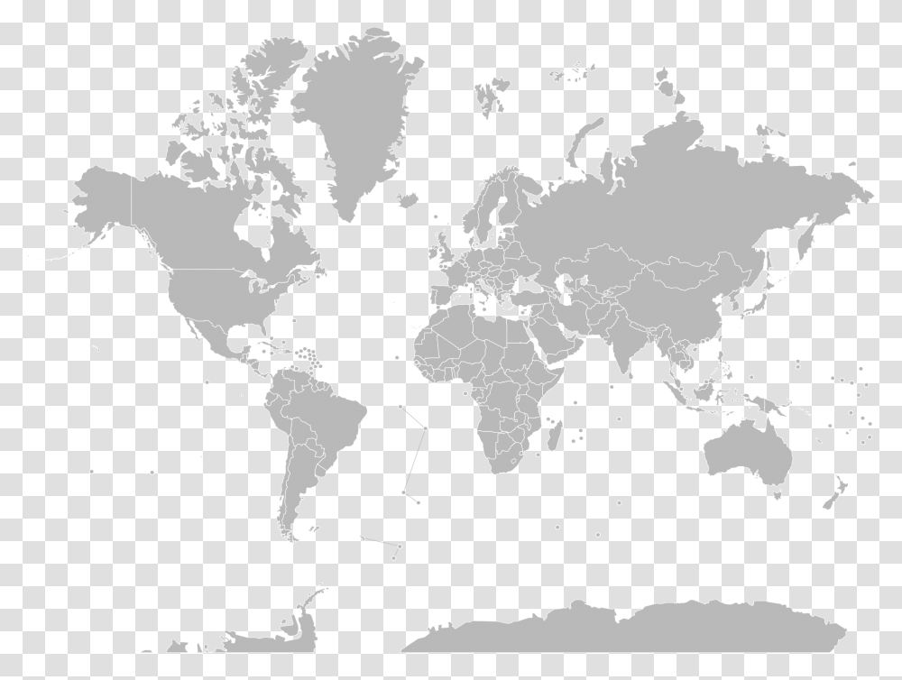 Clipart Black And White File Projection Svg Wikimedia World Map Svg Mercator, Plot, Diagram, Atlas, Astronomy Transparent Png