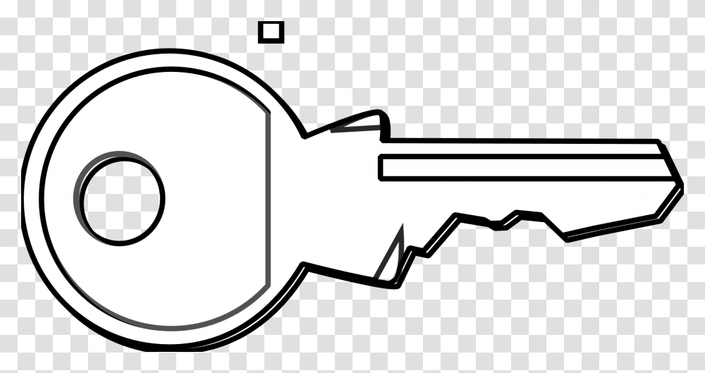 Clipart Black And White Key Transparent Png