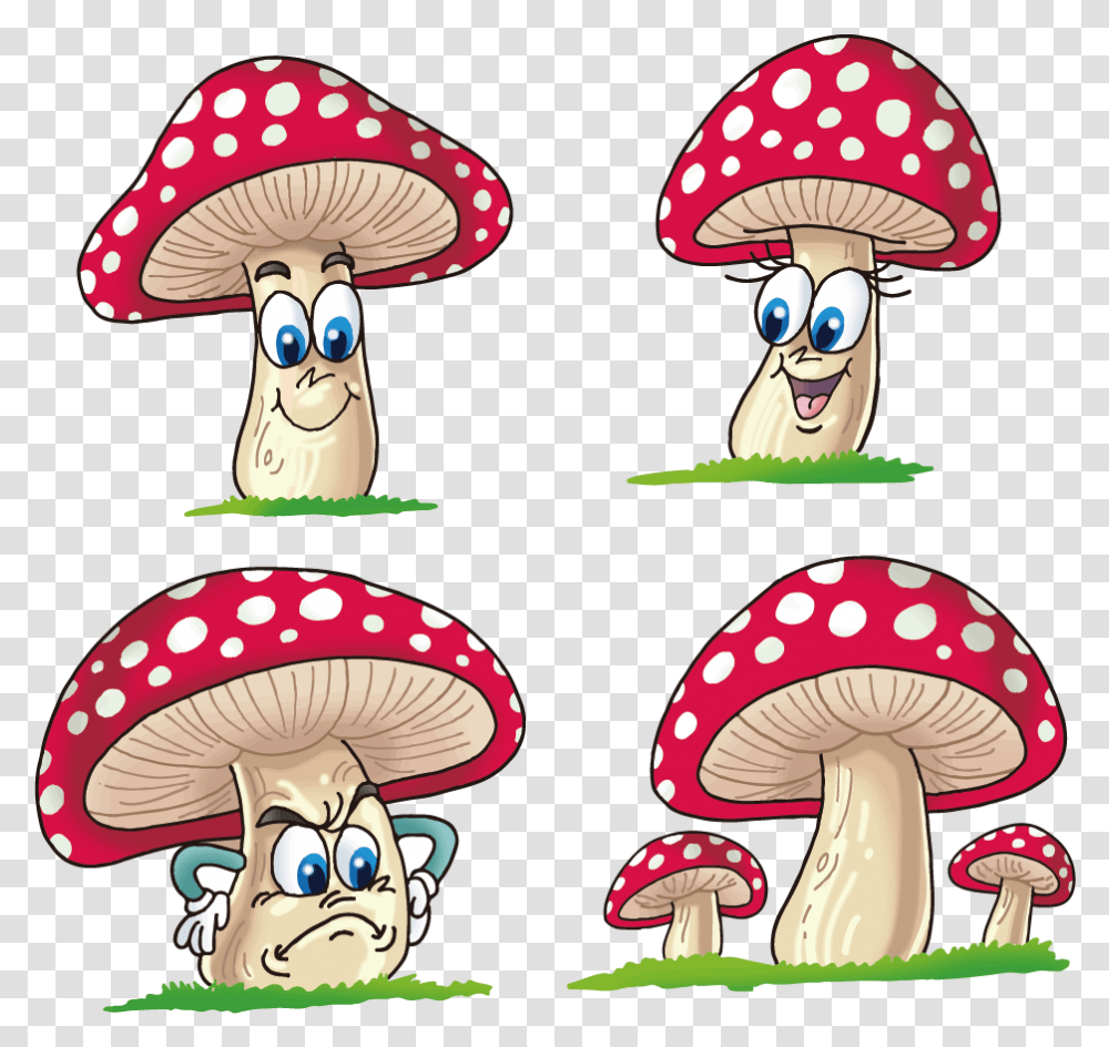 Clipart Black And White Stock Collection Of Free Mushrooms, Plant, Fungus, Amanita, Agaric Transparent Png