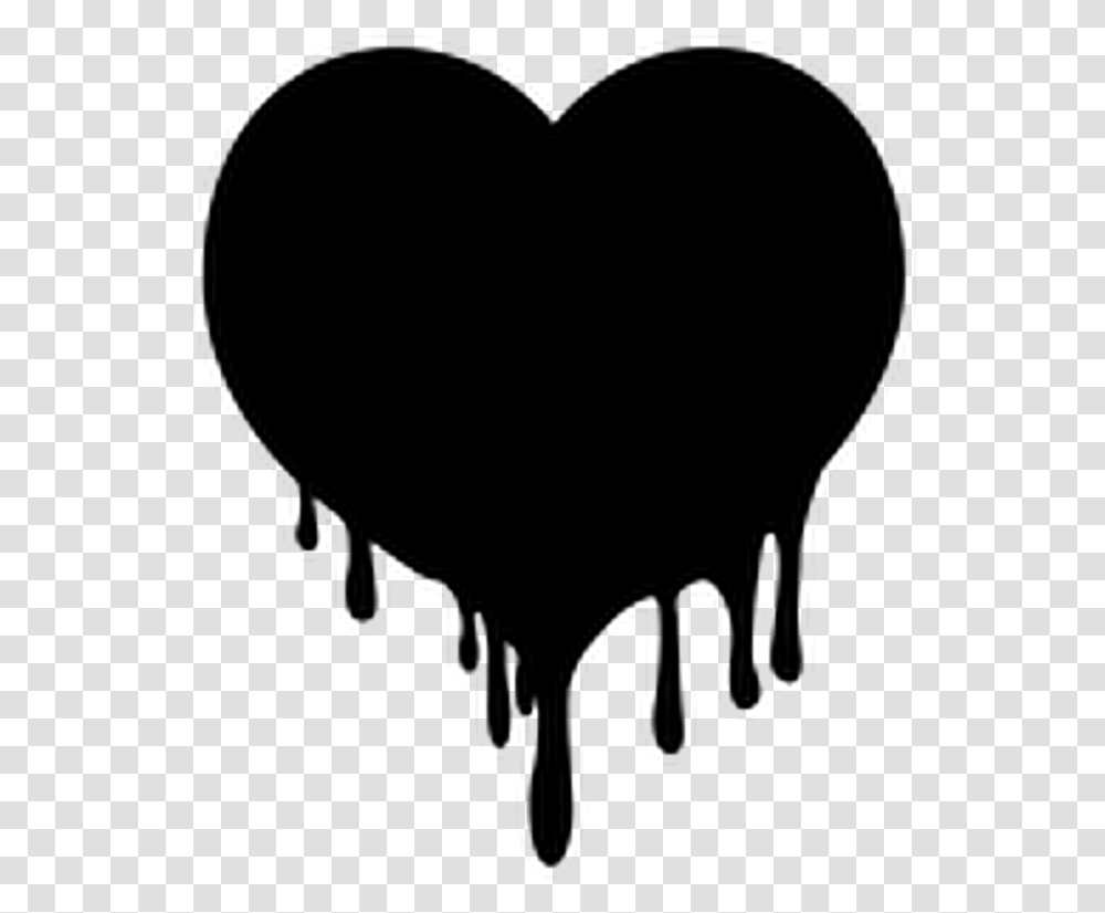 Clipart Black Heart Graphic Black And White Library Dripping Heart, Gray, World Of Warcraft, Halo Transparent Png
