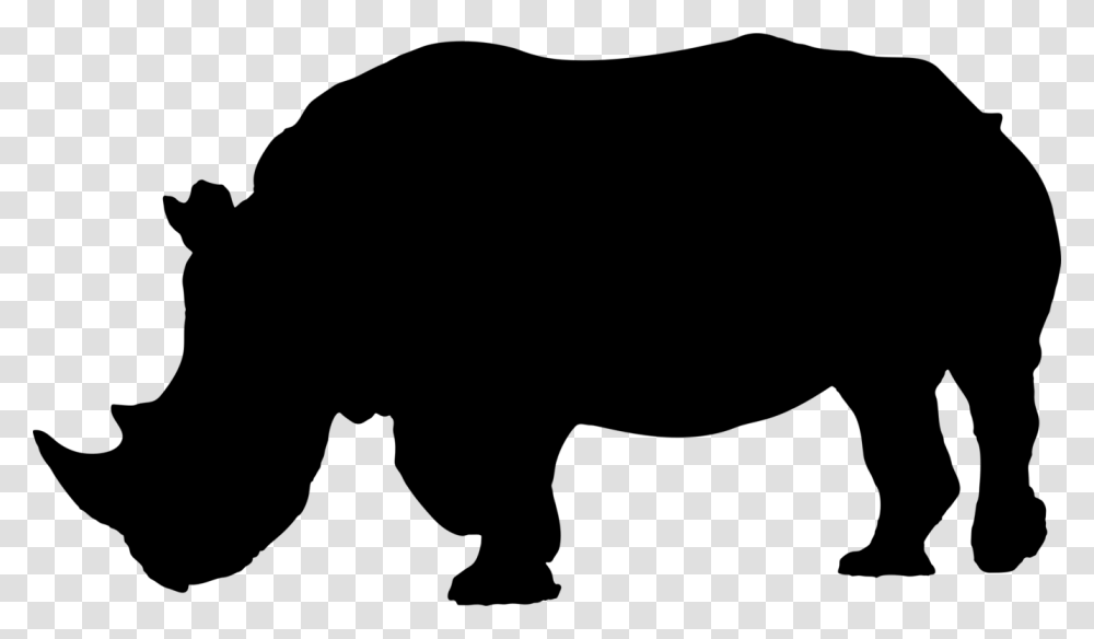 Clipart Black Rhino, Gray, World Of Warcraft Transparent Png
