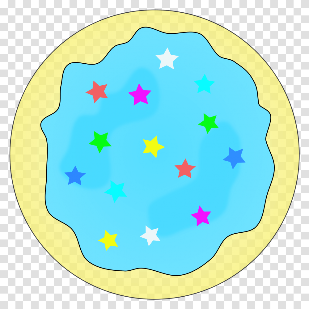 Clipart Blue Sugar Cookie Star And Moon Stencil, Sphere, Outer Space, Astronomy, Universe Transparent Png