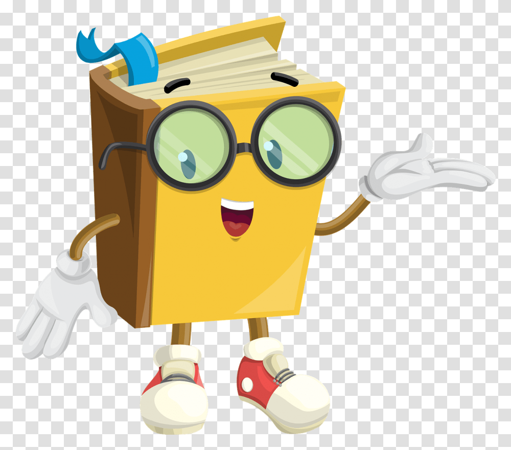 Clipart Book Animated Pictures Cartoon Book Clipart, Lamp, Robot Transparent Png
