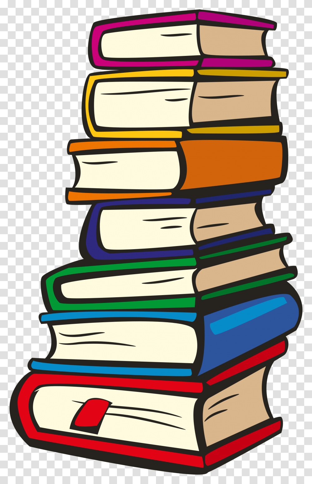 Clipart, Book, Library, Room Transparent Png