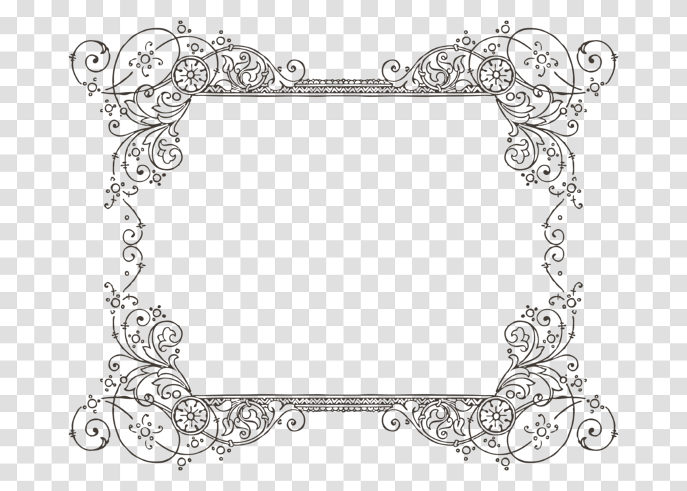 Clipart Borders Cute Decorations For Google Slides, Lace, Rug, Oval, Pattern Transparent Png