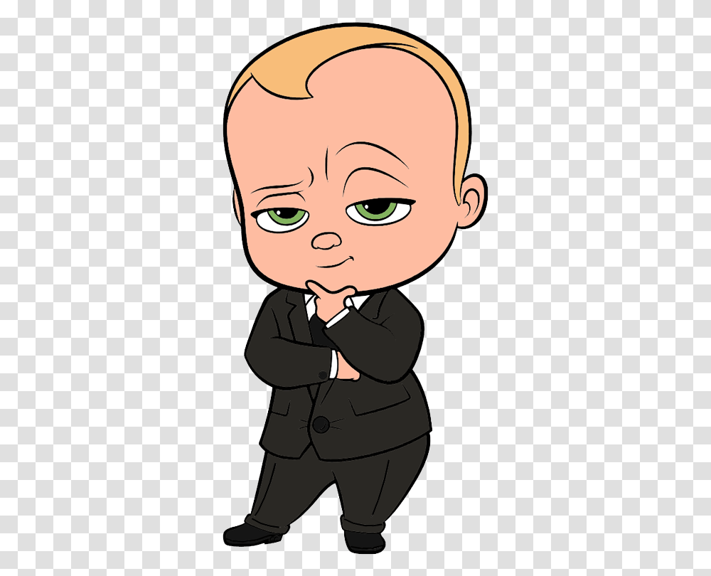 Clipart Boss Cartoon Boss Baby Colouring Pages, Person, Human, Face, Hug Transparent Png