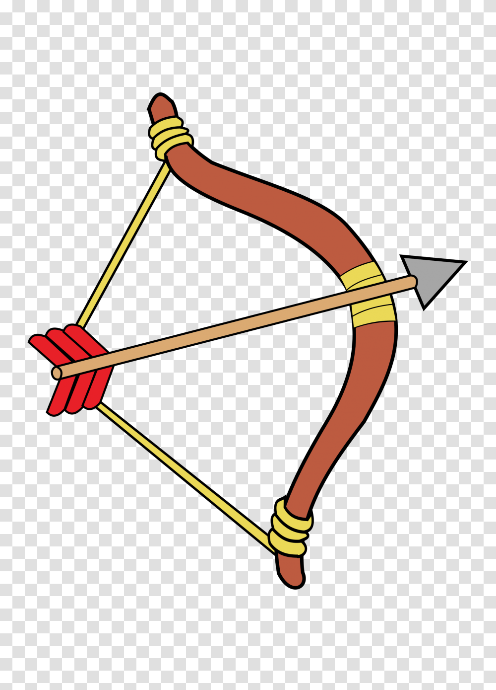 Clipart, Bow, Arrow, Archery Transparent Png