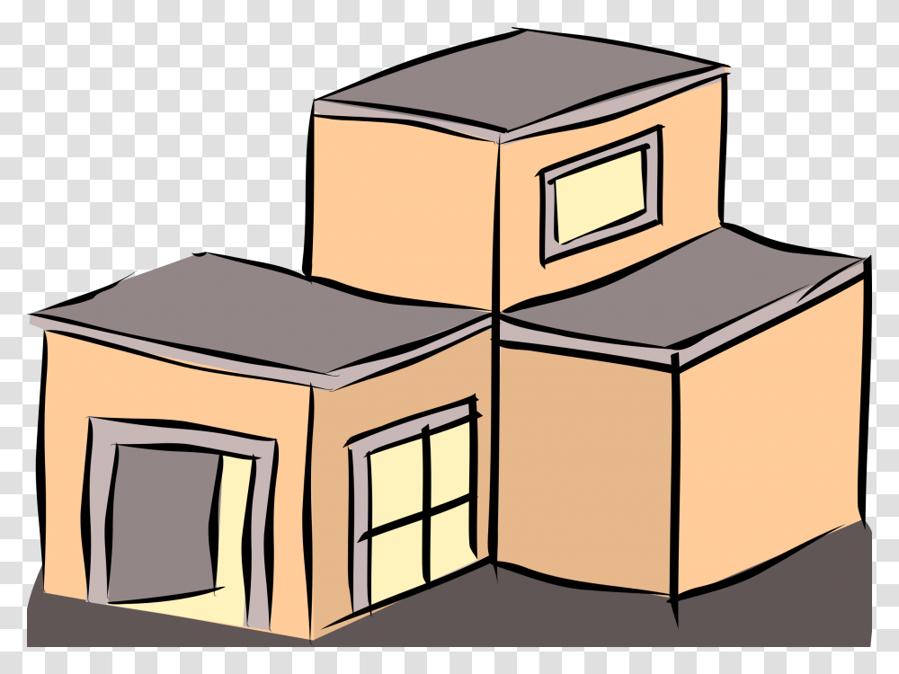 Clipart, Box, Cardboard, Carton, Den Transparent Png