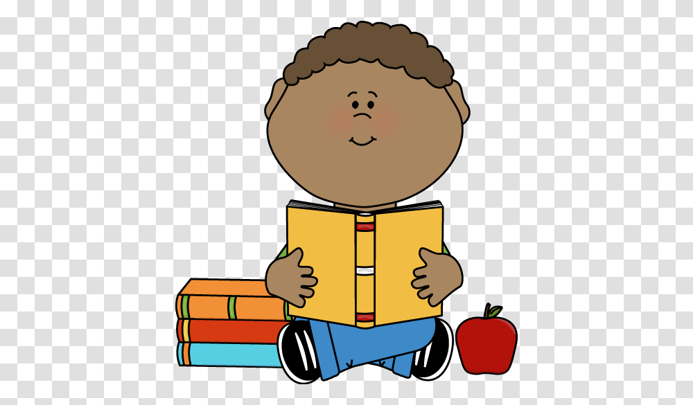 Clipart Boy Sitting Indian Style, Reading, Teacher Transparent Png
