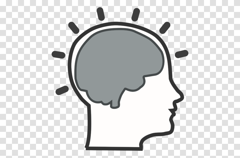 Clipart Brain, Face, Head, Footprint Transparent Png