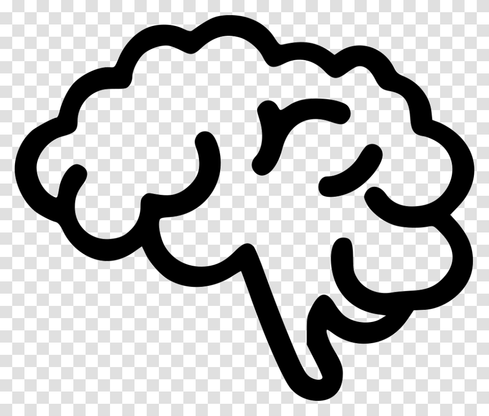 Clipart Brain Neurology Clipart Mind, Stencil, Label, Sticker Transparent Png
