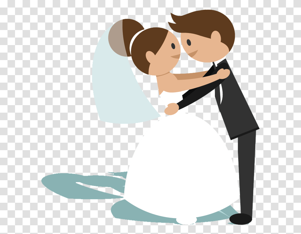 Clipart Bride And Groom Animation Bride Groom Marriage Emoji, Kneeling, Sitting, Waiter Transparent Png