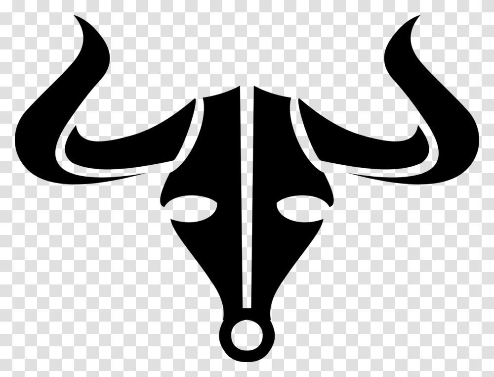 Clipart Bull Horns, Gray, World Of Warcraft Transparent Png