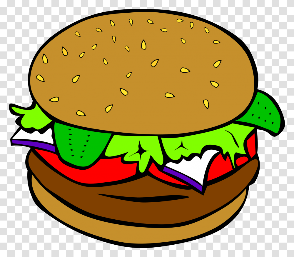 Clipart, Burger, Food Transparent Png