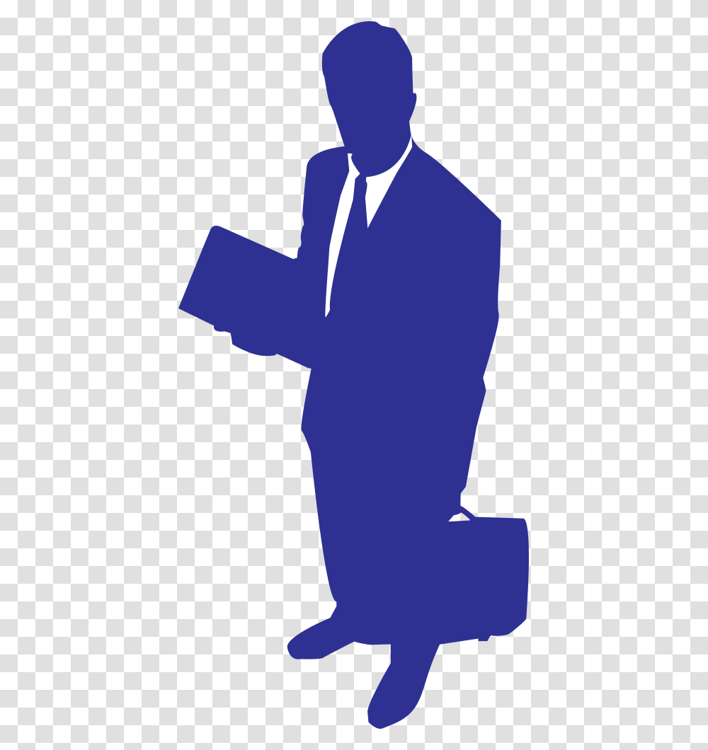 Clipart Businessman, Standing, Person, Suit, Overcoat Transparent Png