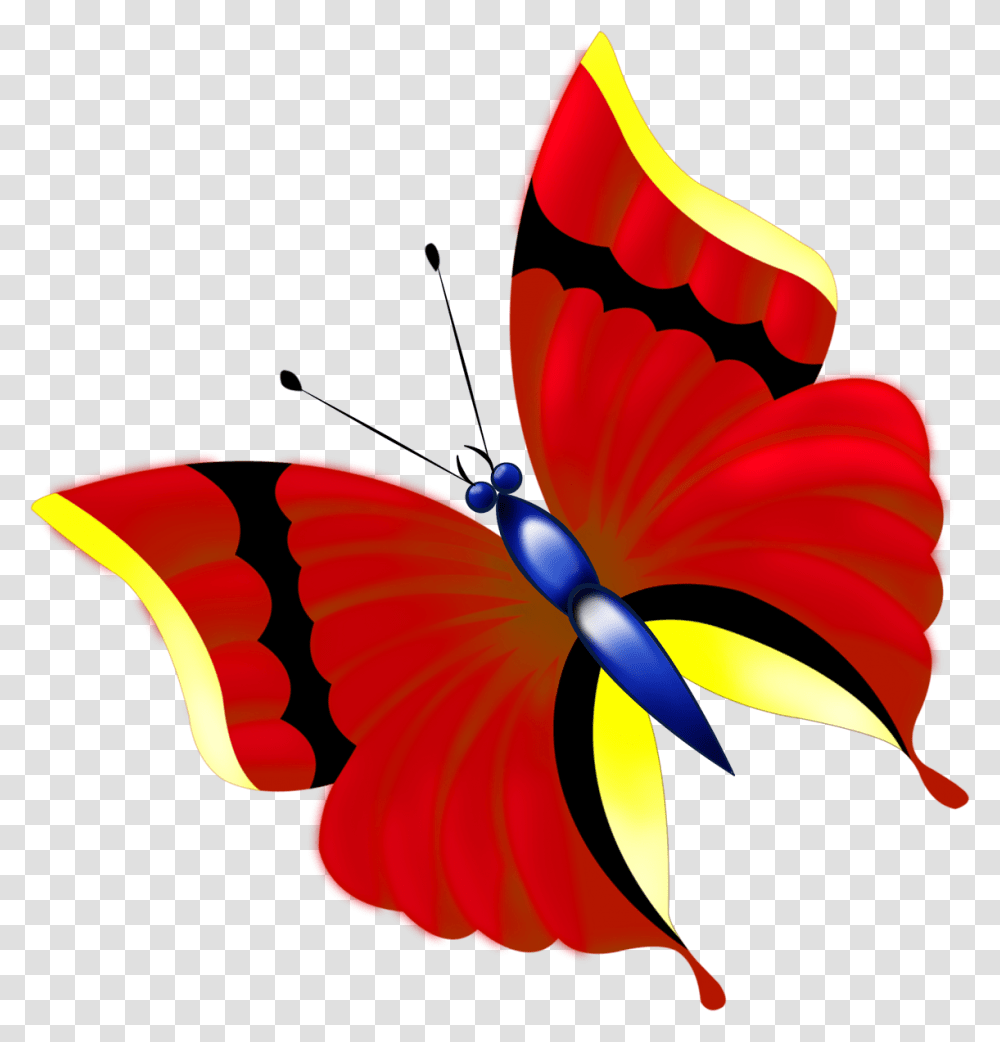Clipart Butterflies Butterflies Clipart Butterfly, Plant, Floral Design, Pattern Transparent Png