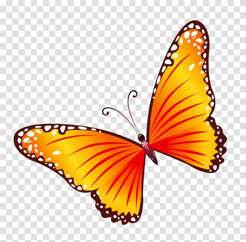 Clipart Butterfly Pack, Insect, Invertebrate, Animal, Monarch Transparent Png