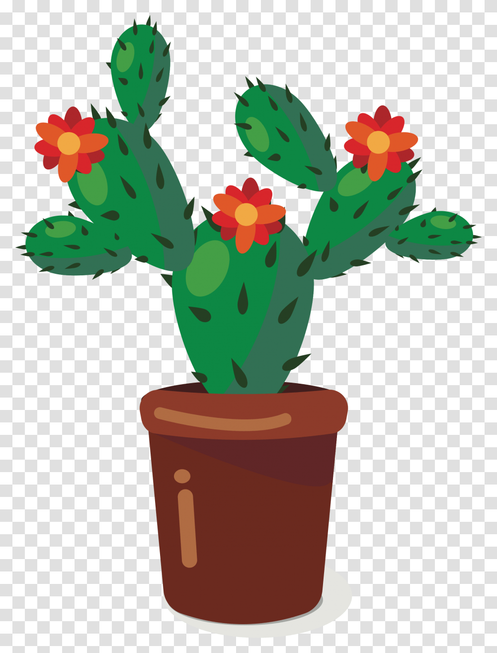Clipart Cactus Intended For Cactus Clipart, Plant, Pot Transparent Png