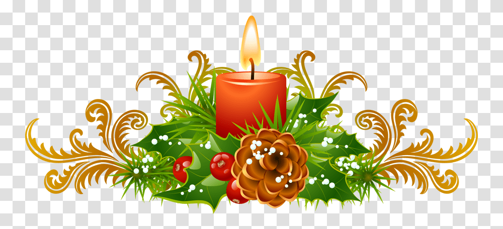 Clipart Candle Border Christmas Candles Free Clip Art, Graphics Transparent Png