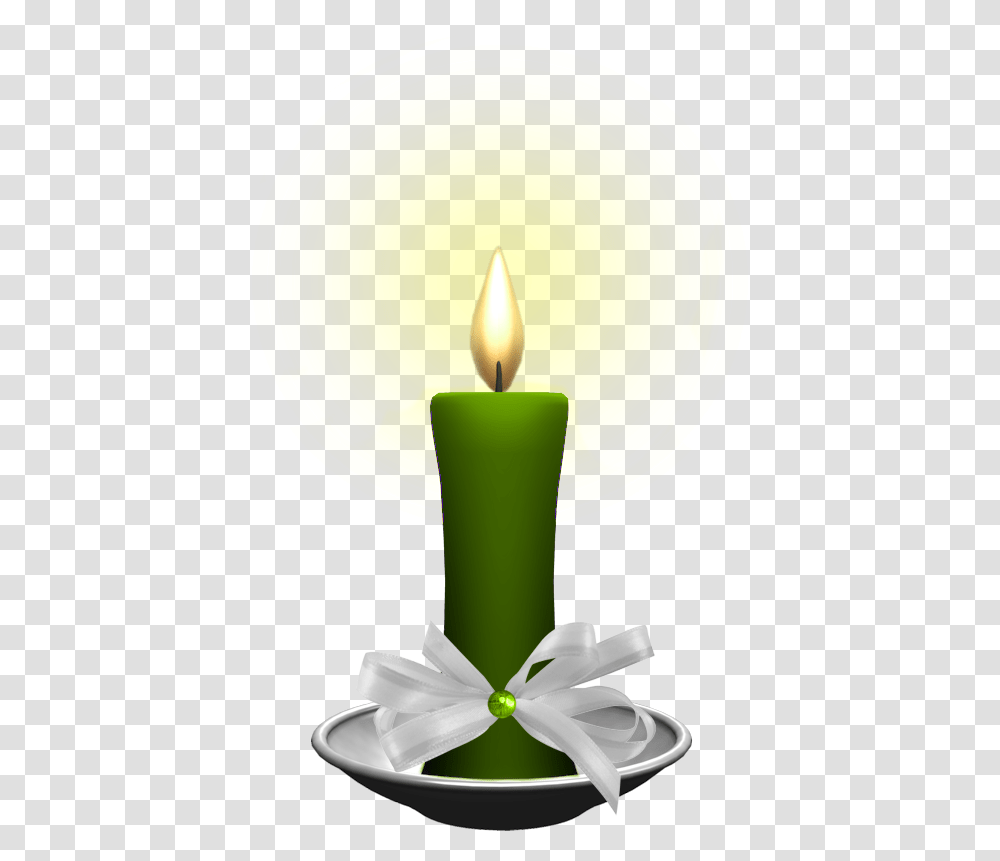 Clipart Candle Green Candle Green Candle, Fire, Flame, Lamp, Balloon Transparent Png