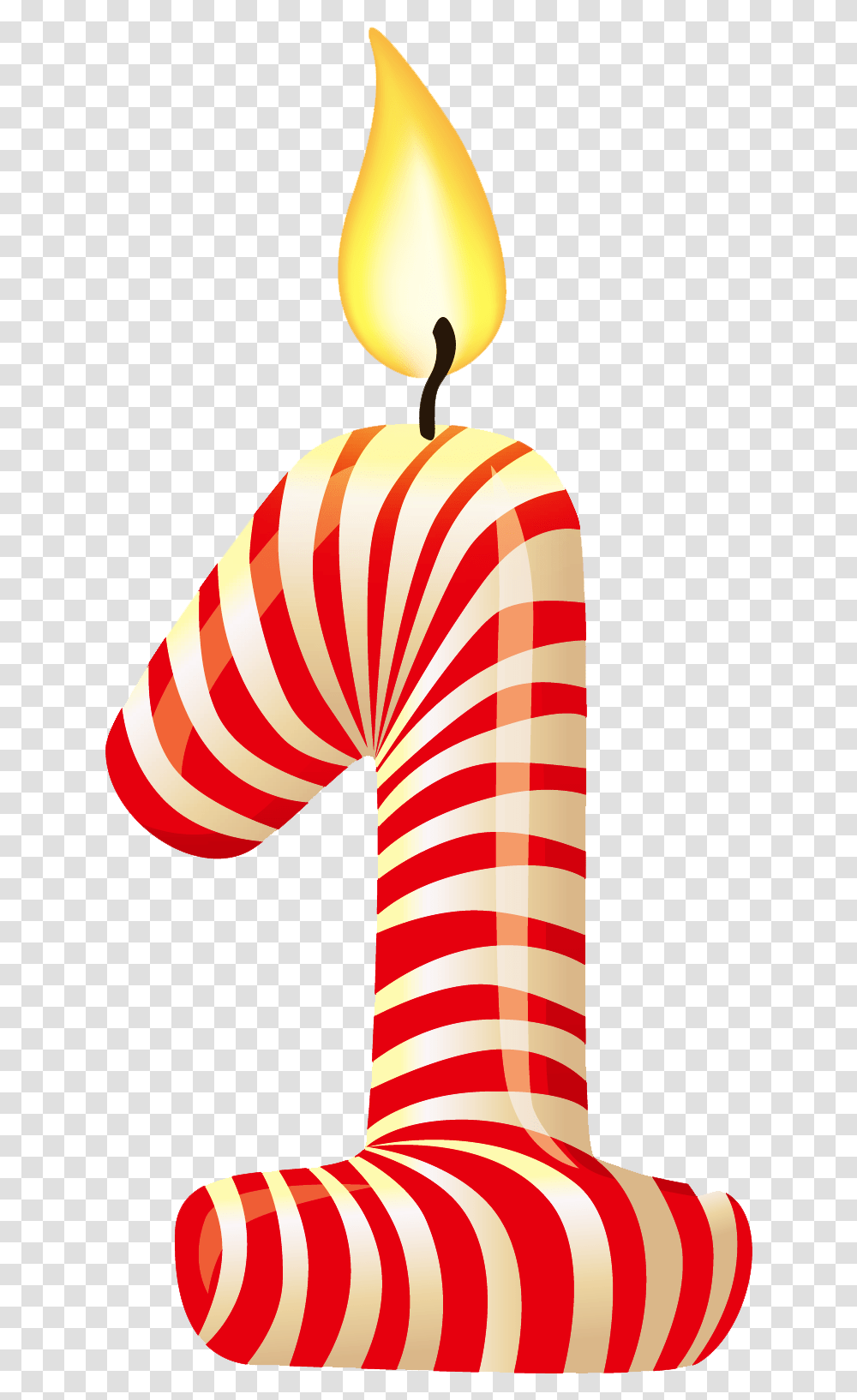 Clipart Candle Number One Picture 433844 1st Birthday Candle, Sweets, Food, Confectionery, Sock Transparent Png