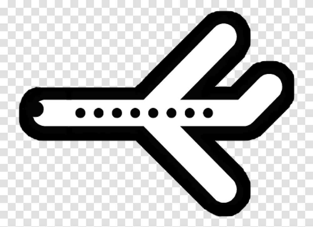 Clipart Car Outline Free Plane Clip Art, Symbol, Scissors, Weapon, Arrow Transparent Png