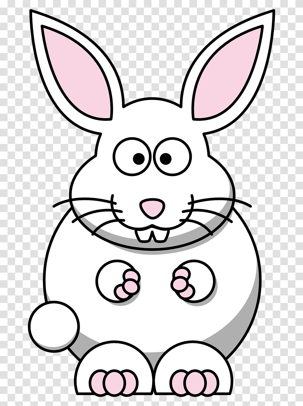 Clipart Cartoon Bunny, Rodent, Mammal, Animal, Rabbit Transparent Png