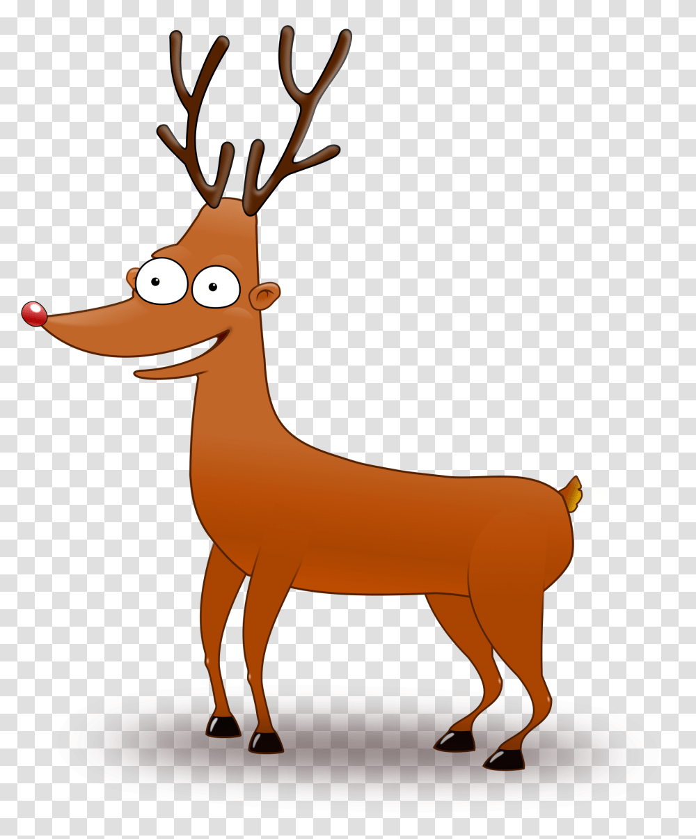 Clipart Cartoon Deer, Wildlife, Mammal, Animal, Elk Transparent Png