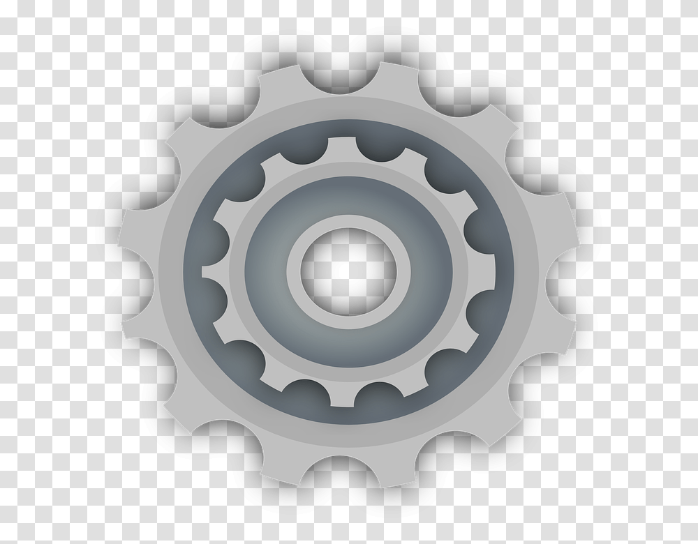 Clipart Cartoon Gears, Machine Transparent Png