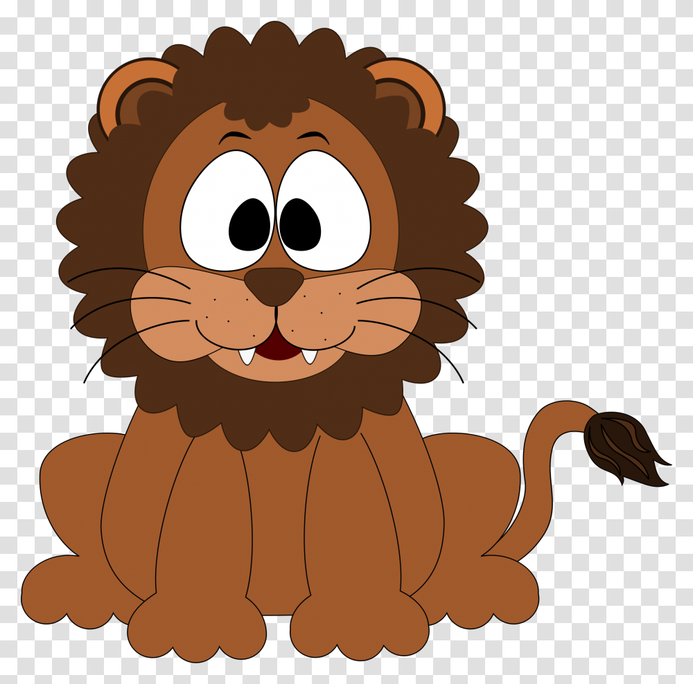 Clipart Cartoon Lion Cartoon Lion, Animal, Mammal, Wildlife, Toy Transparent Png