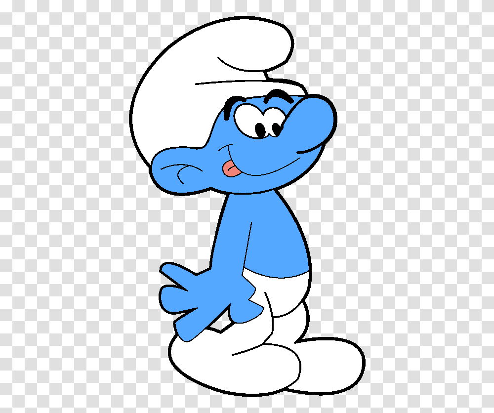 Clipart Cartoons Smurfs, Standing, Silhouette Transparent Png