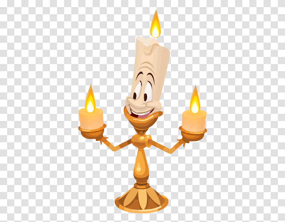 Clipart Castle Beast Beauty And The Beast Characters Lumiere, Candle, Fire, Flame, Light Transparent Png