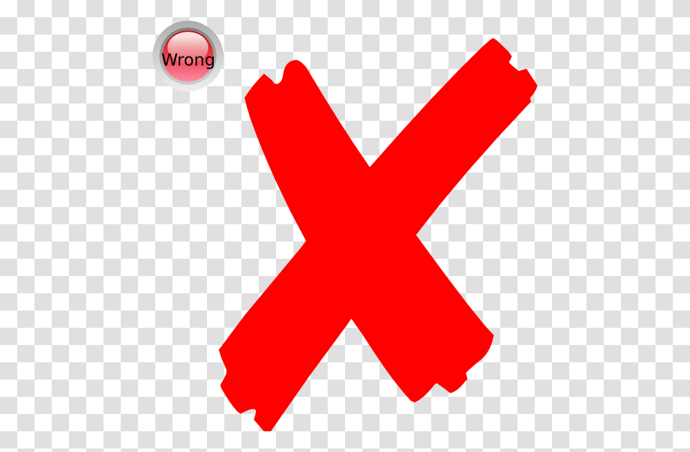 Clipart Check Mark And X Cross Out Clip Art Tick A Wrong Clipart, Logo, Symbol, Trademark Transparent Png