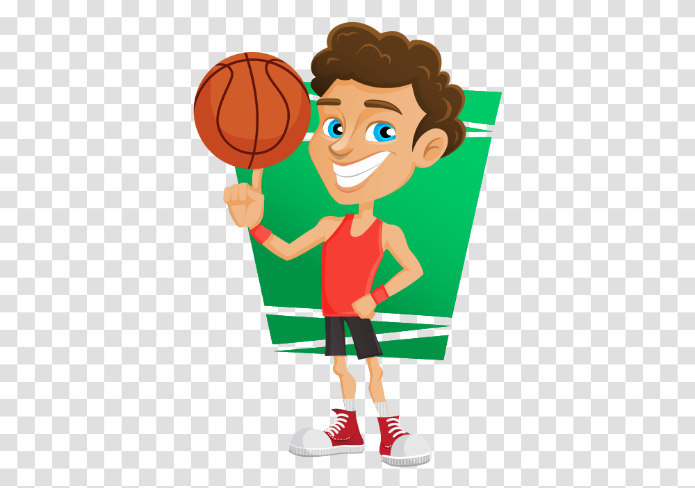 Clipart Child Basketball Basketball Player Cartoon, Person, People, Team Sport, Shoe Transparent Png
