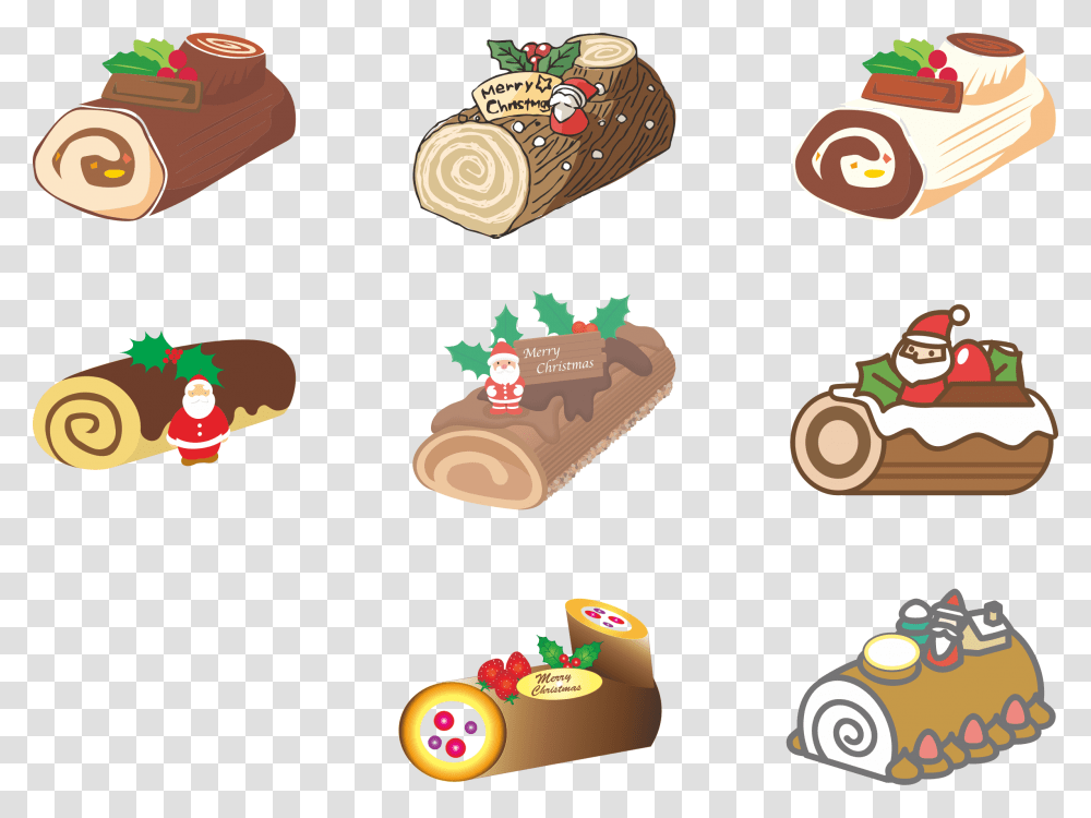 Clipart Christmas Cake Swiss Roll Christmas Decoration, Kart, Angry Birds, Treasure Transparent Png