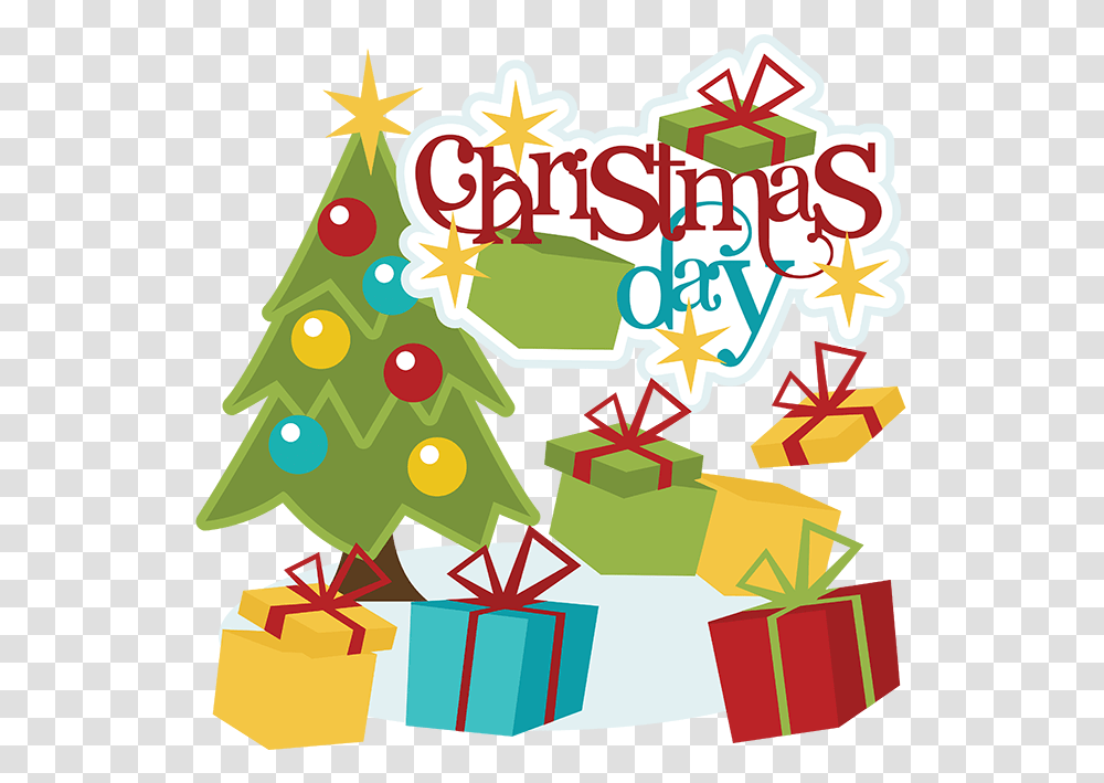 Clipart Christmas Day Scrapbook Clip Art Christmas Day, Tree, Plant, Gift, Ornament Transparent Png