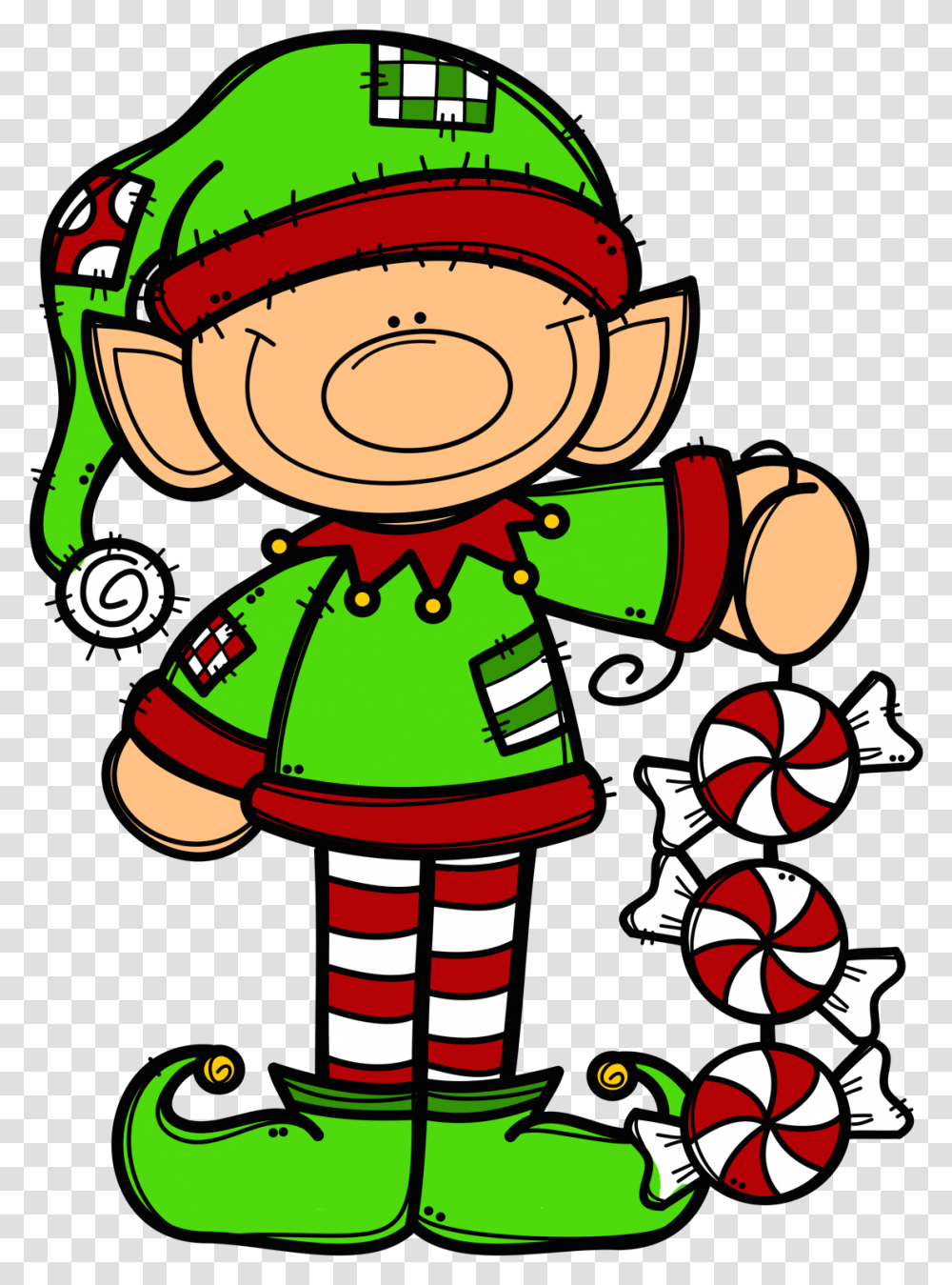 Clipart Christmas Pug Creative Clips Clipart Christmas, Elf, Helmet, Apparel Transparent Png