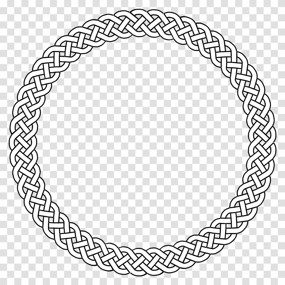 Clipart Circle Borders Celtic Knot Circle Vector, Chain, Bracelet, Jewelry, Accessories Transparent Png