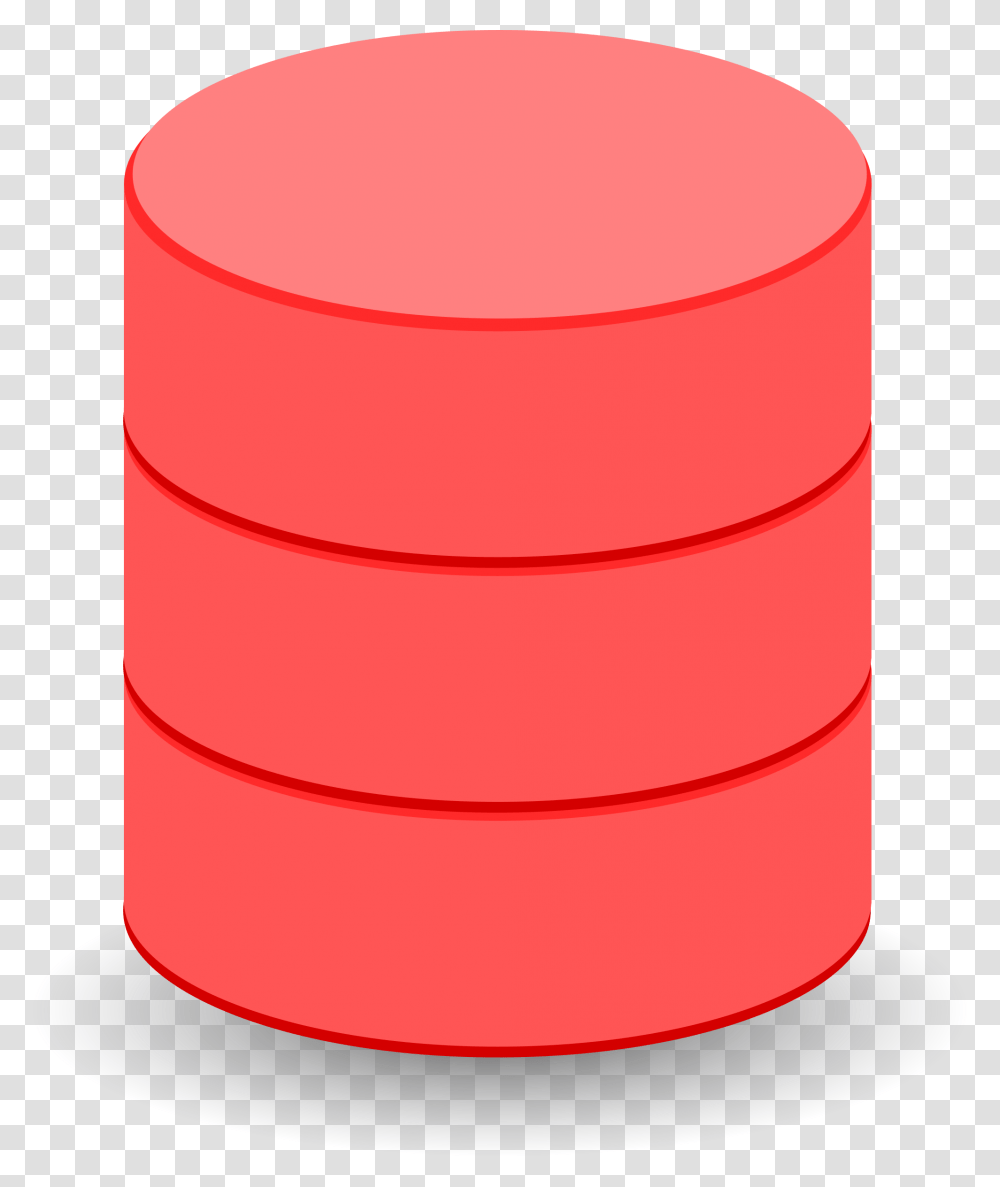 Clipart Clipart Red Red Database Icon Red Database Icon, Cylinder, Barrel, Wedding Cake, Dessert Transparent Png