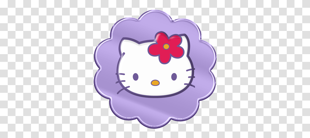 Clipart Clock Hello Kitty Proof That Life Is A Lie, Purple, Plant, Birthday Cake, Food Transparent Png