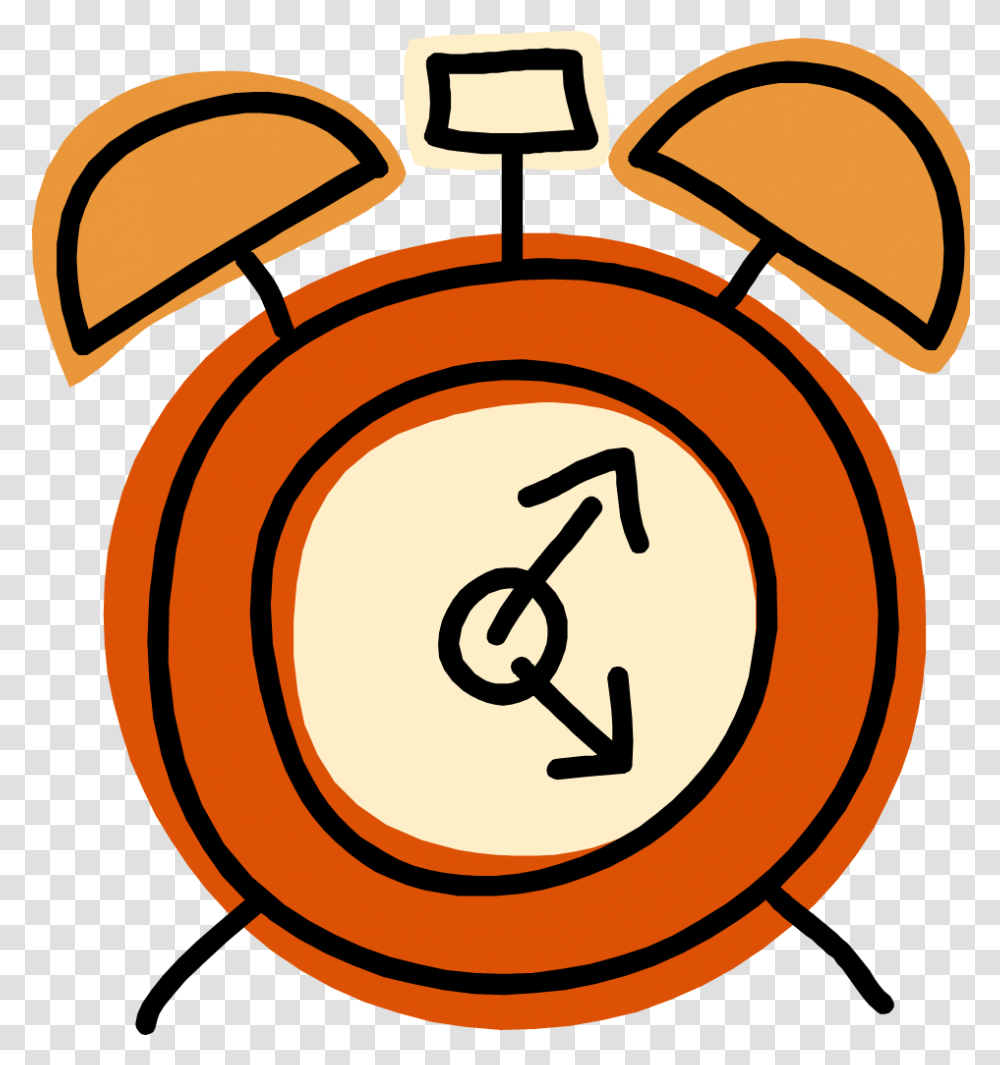Clipart Clock Orange Time Clipart, Alarm Clock Transparent Png