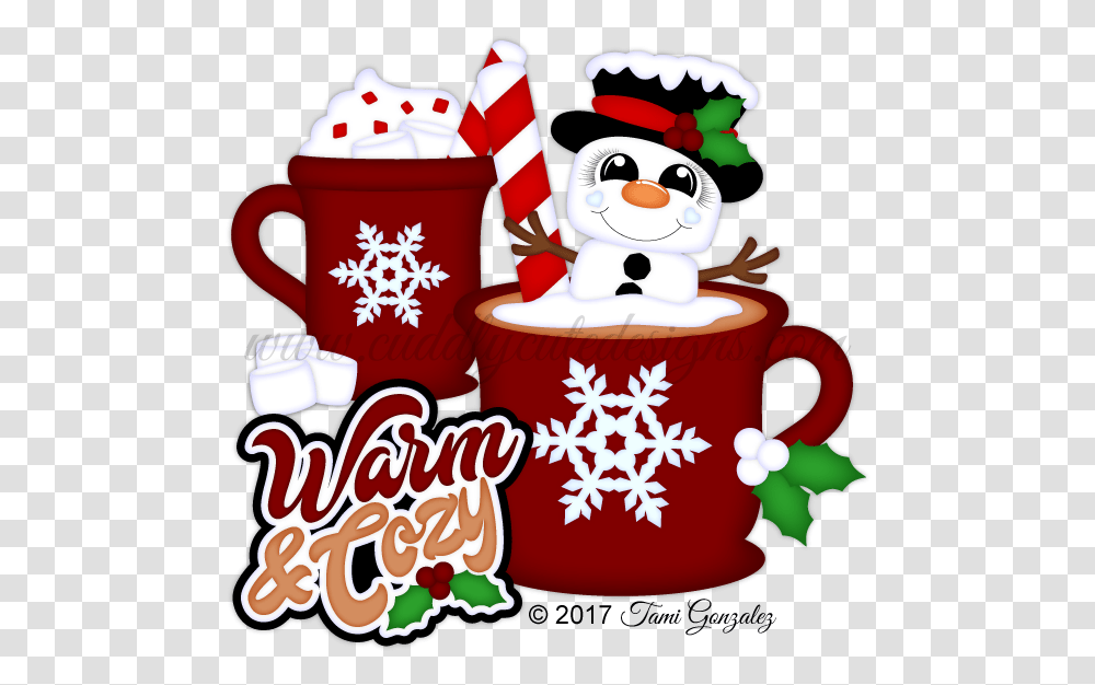 Clipart Coffee Christmas Clip Art, Outdoors, Nature, Snow, Beverage Transparent Png