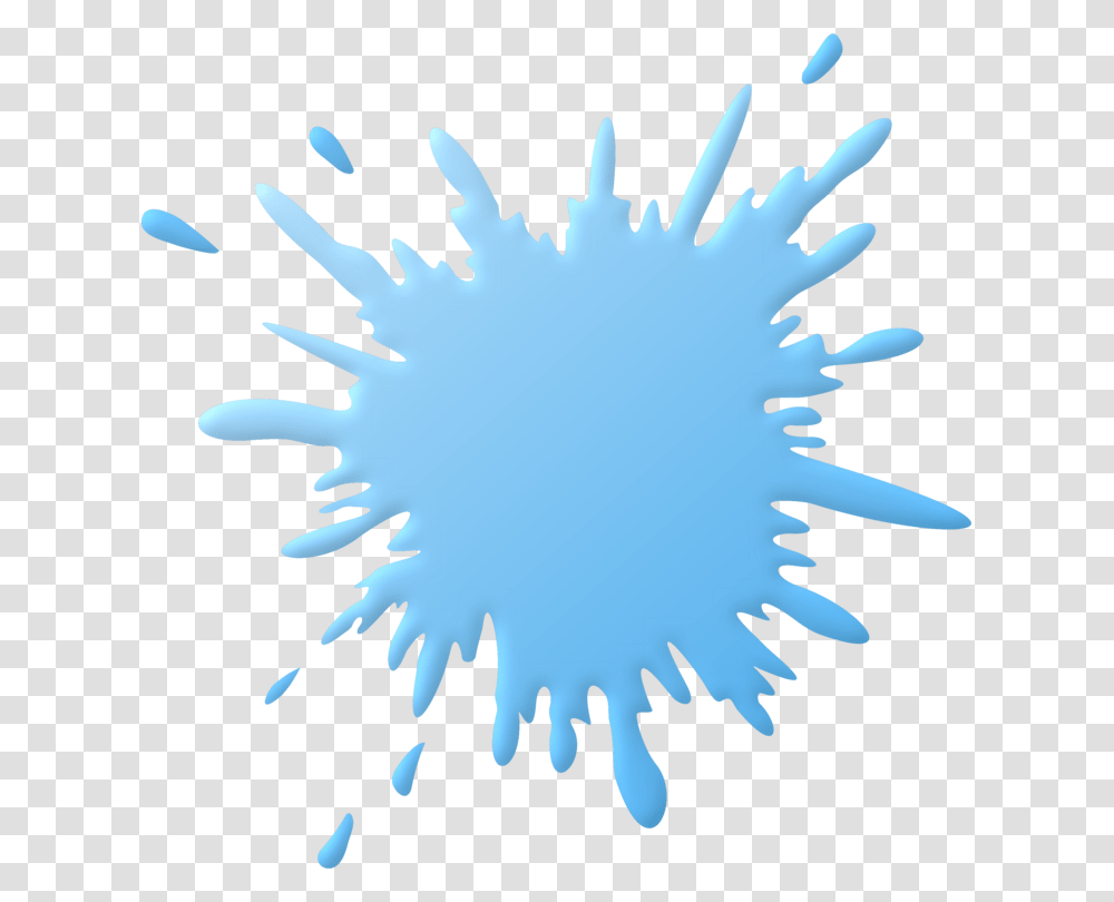 Clipart Color Splash, Snowflake, Sphere Transparent Png