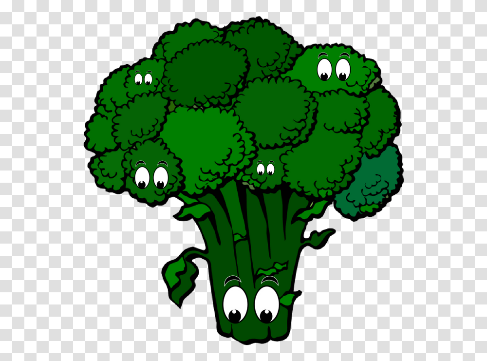 Clipart Cooked Broccoli Cartoon, Vegetable, Plant, Food Transparent Png