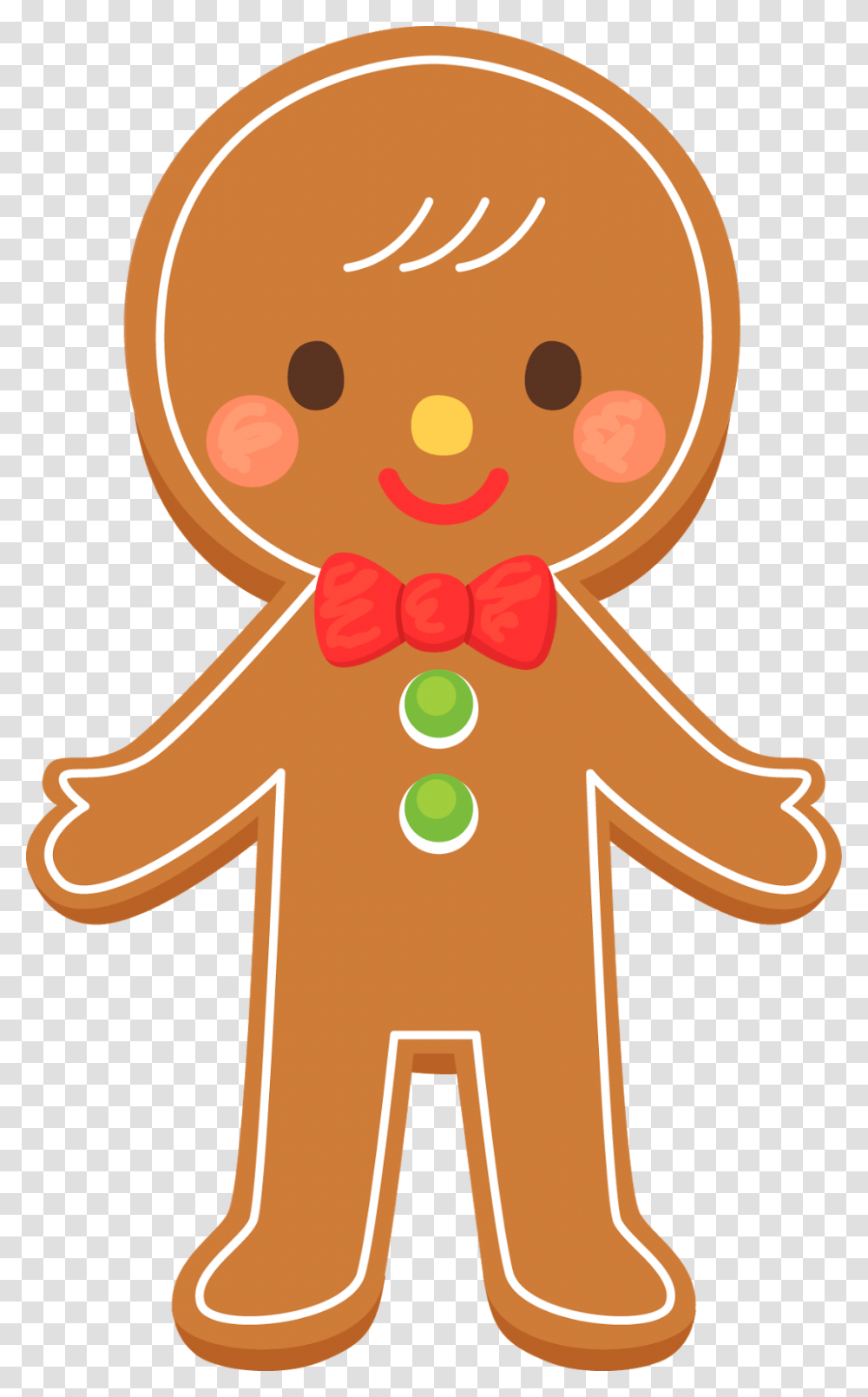 Clipart Cookies Cute Cute Gingerbread Man Clipart, Food, Biscuit, Cross Transparent Png