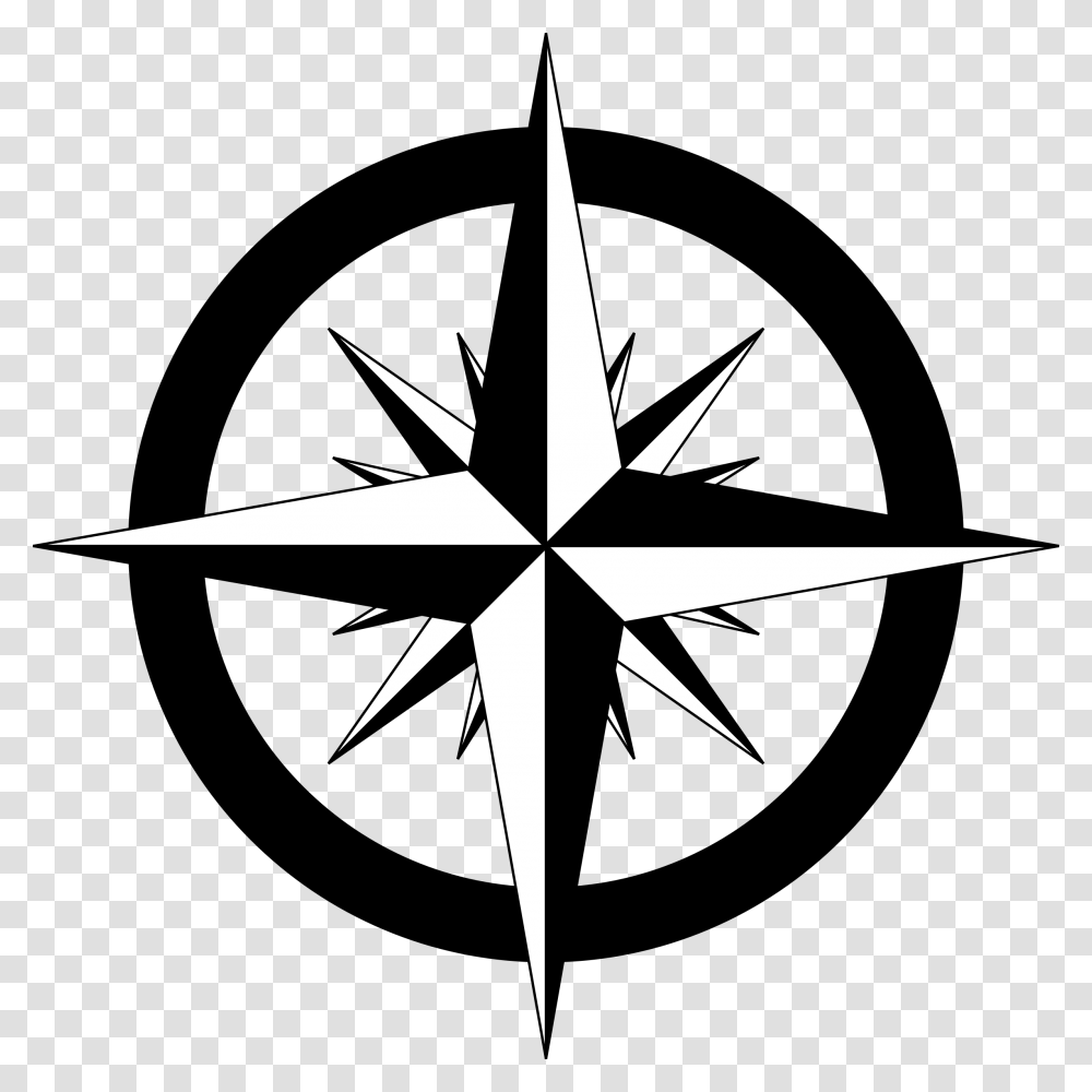 Clipart, Cross, Star Symbol, Compass Transparent Png