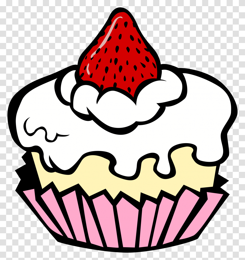 Clipart, Cupcake, Cream, Dessert, Food Transparent Png