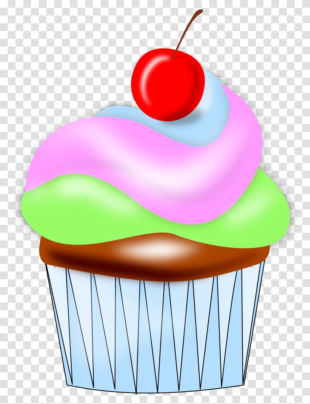 Clipart, Cupcake, Cream, Dessert, Food Transparent Png