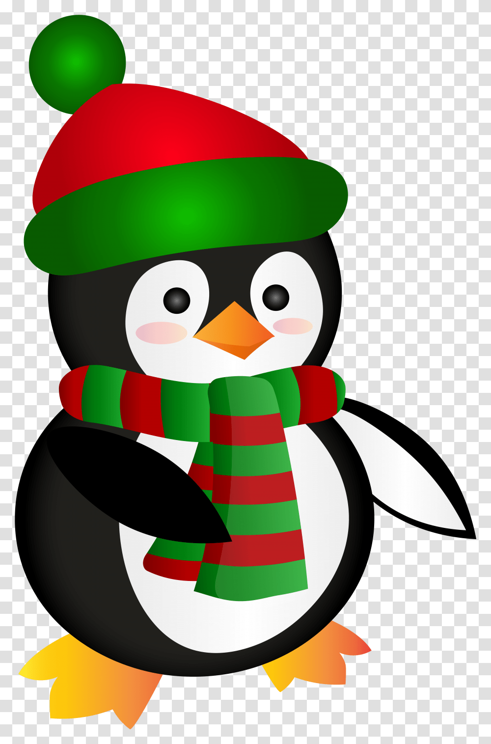 Clipart Cute Penguin Download Christmas Christmas Penguin, Snowman, Winter, Outdoors, Nature Transparent Png